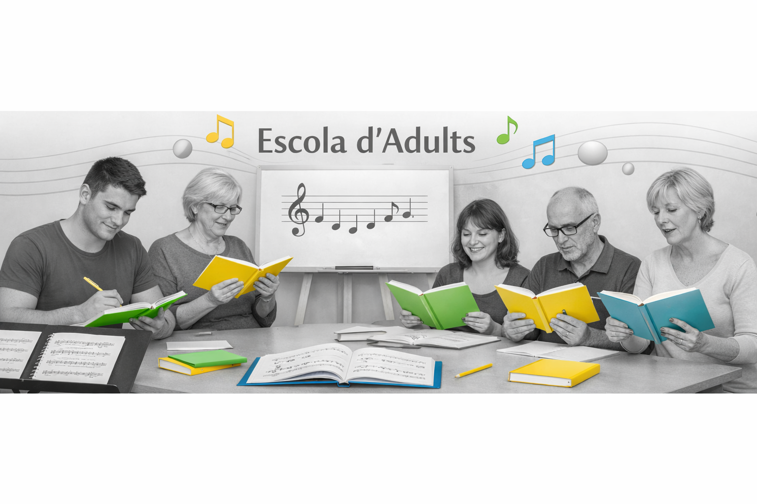 Classe de música per a persones adultes